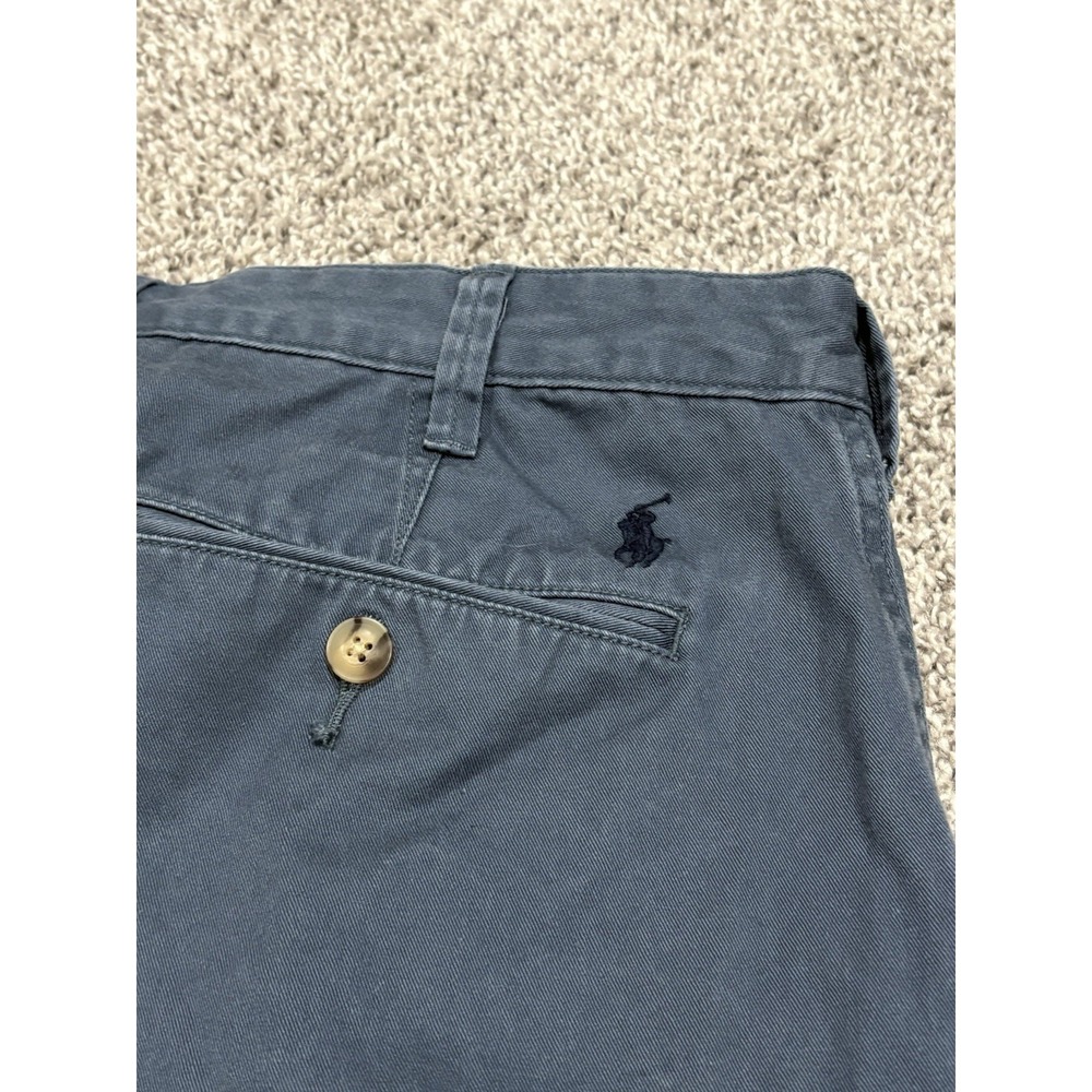 Polo Ralph Lauren Mens Navy Cotton Chino Shorts Size 31 Pony Relaxed Fit 10"